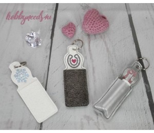 Stickdatei- ITH Lippenbalsam oder USB Stick Tasche STERN